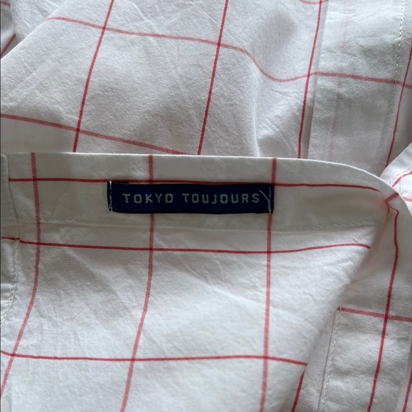 Scotch & Soda White and Red Casual Button Down Shirt - Picture 9 of 14